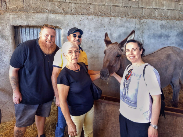 A visita dos amigos da Jó!